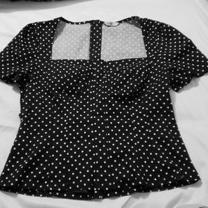 Polka dot top